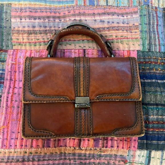 Handbags - VINTAGE Boxy Leather Wallet/Mini Purse